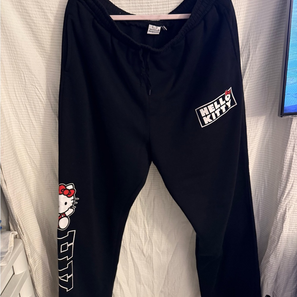 Aeropostale Black Hello Kitty Kids Joggers